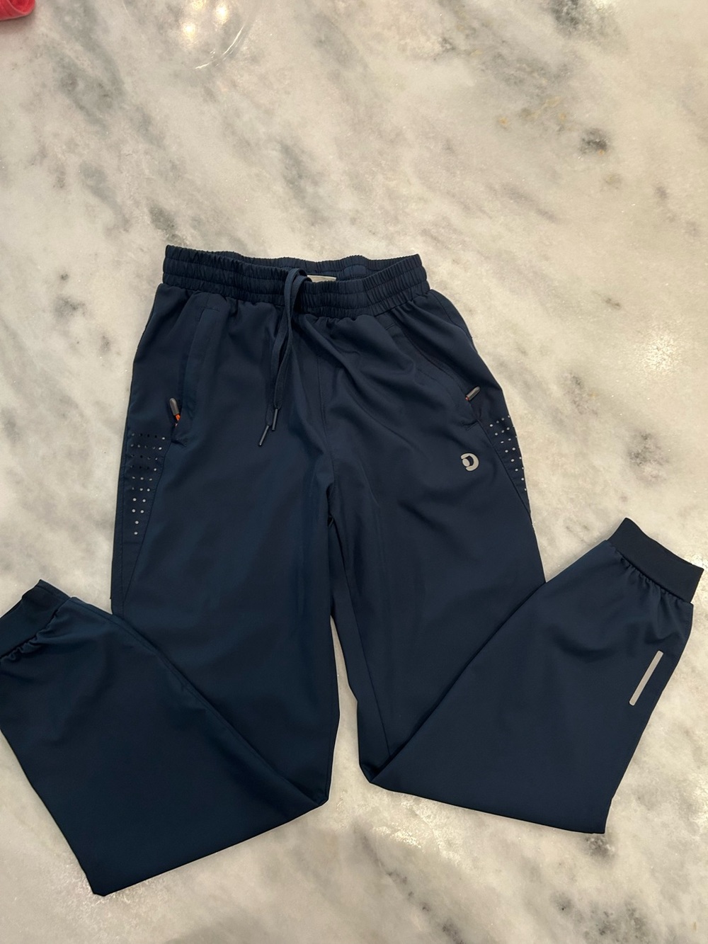 Boys Large Navy Performance Jogger Pants